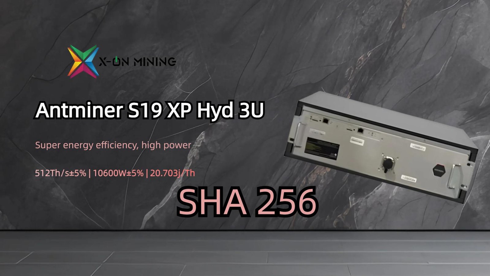 比特大陆Antminer S19 XP Hyd 3U 512Th/s 10600W 比特币矿机- X ON MINING