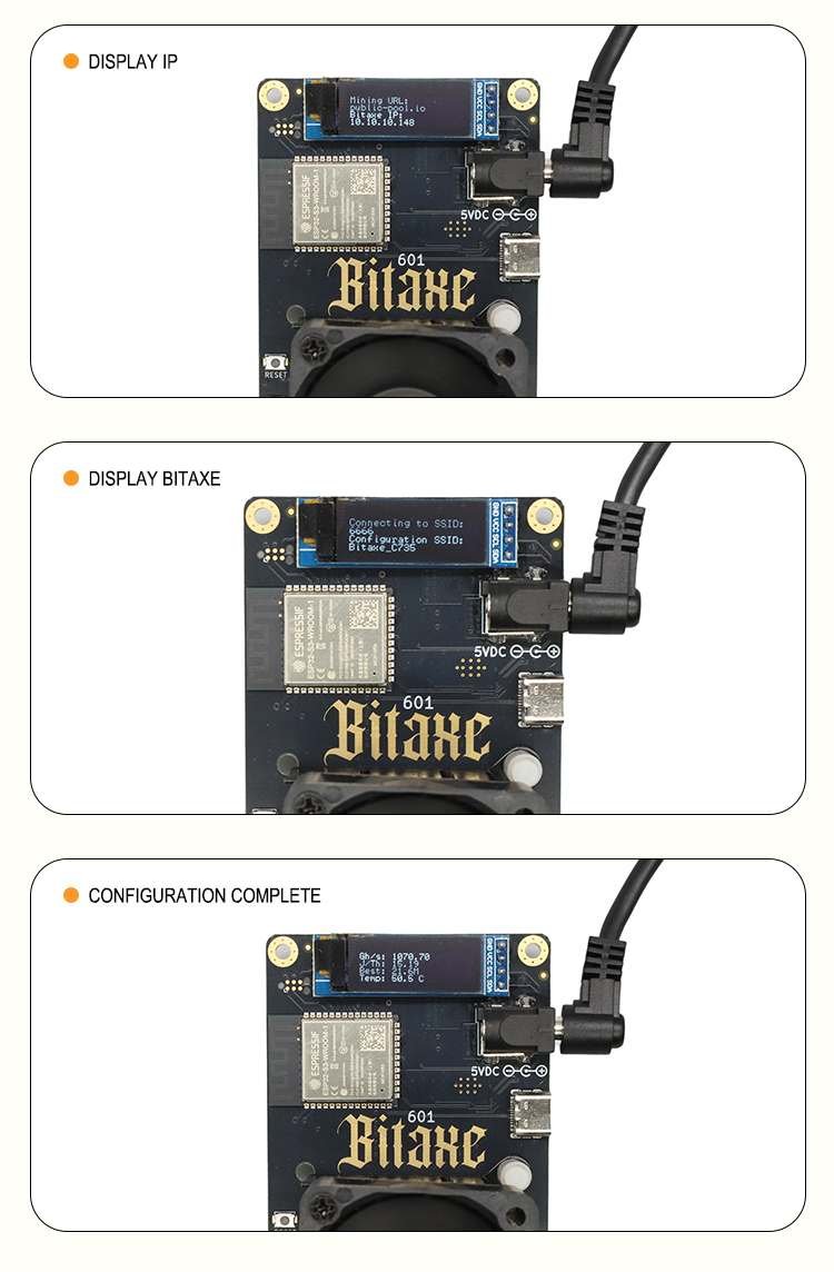 Bitcoin Miner Bitaxe Gamma 601 - 1.2TH/S Solo Miner With WiFi Solo Bitcoin  Miner