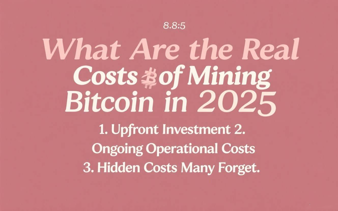 What Are the Real Costs of Mining Bitcoin in 2025?