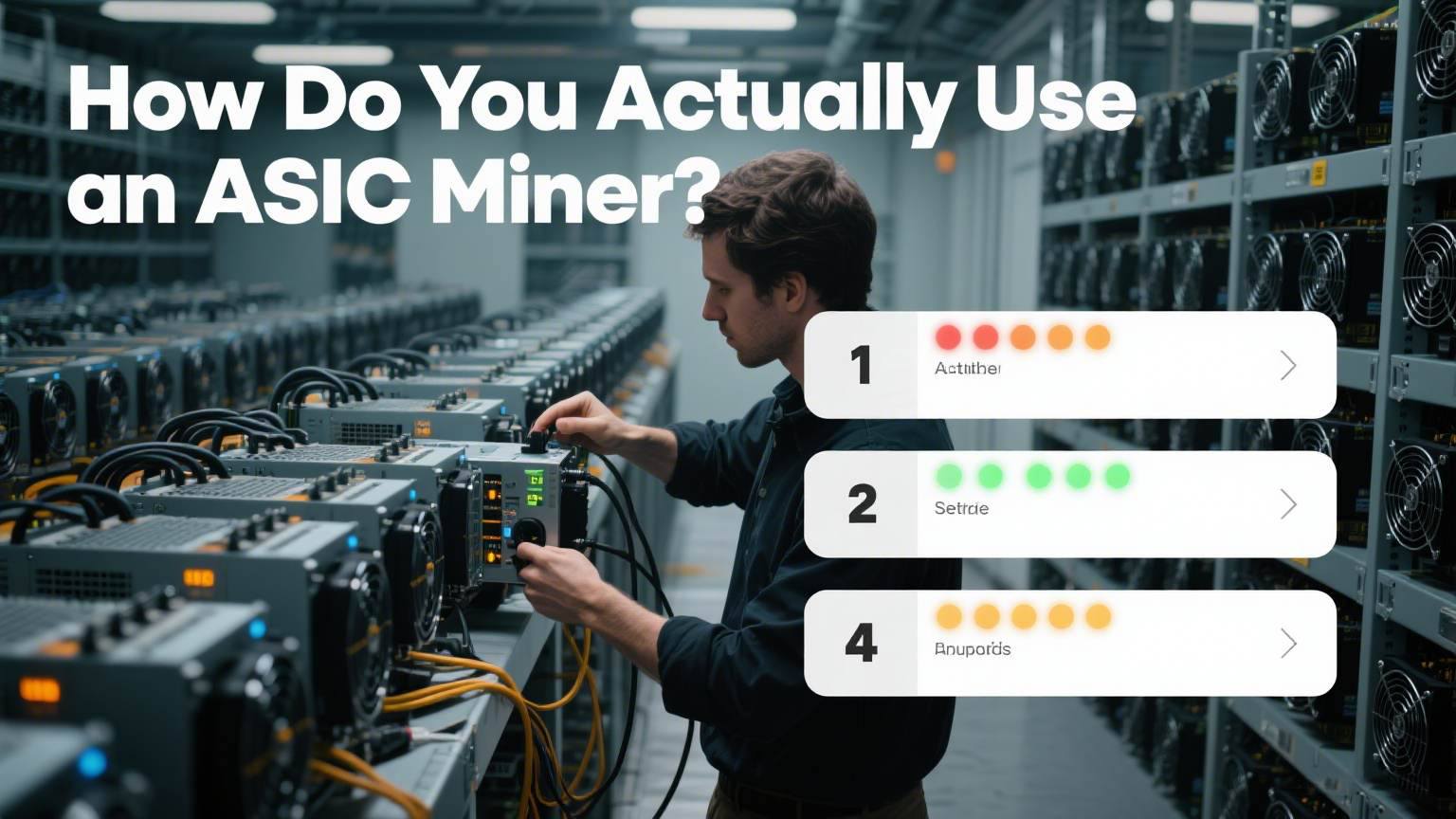 How Do You Actually Use an ASIC Miner
