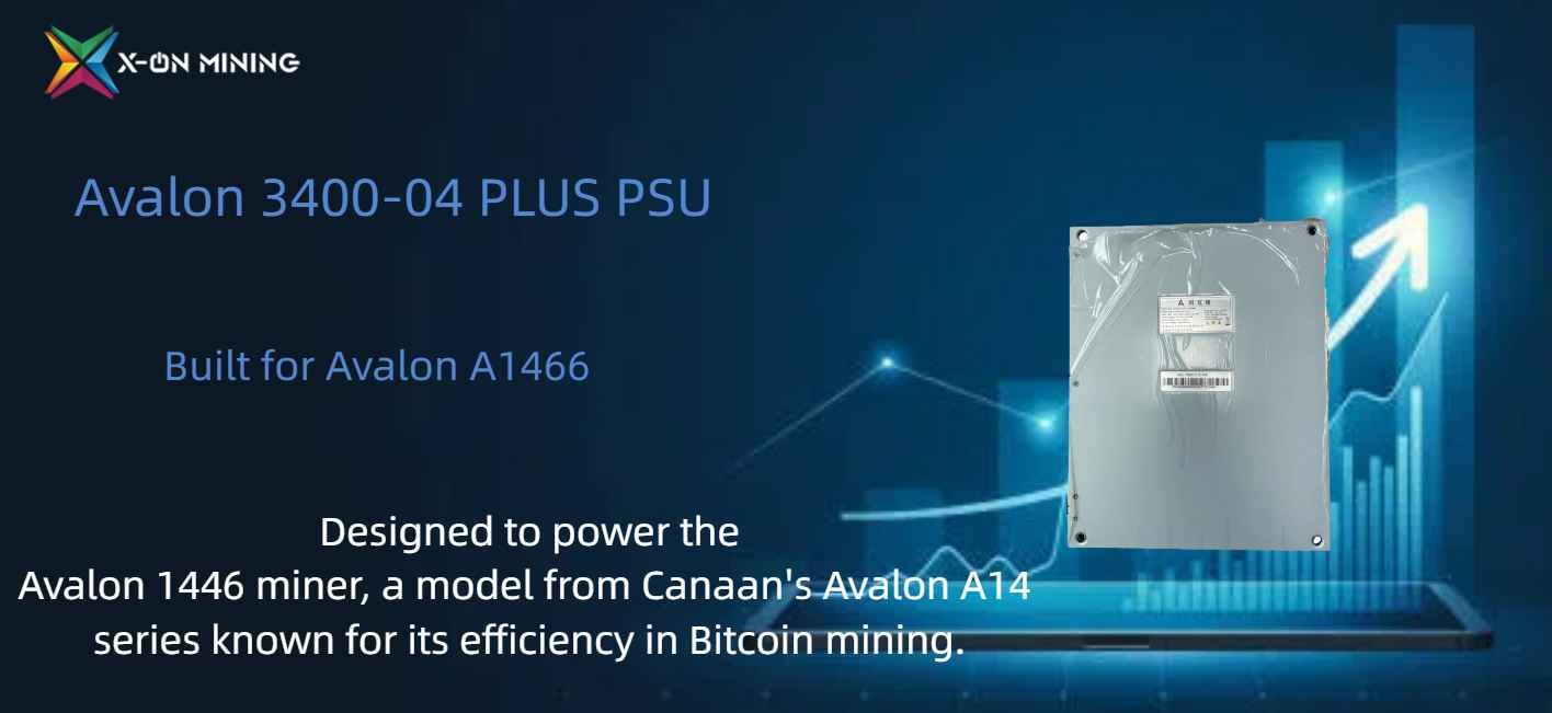 Avalon 3400-04 PLUS Original PSU For Avalon 1446 - X ON MINING