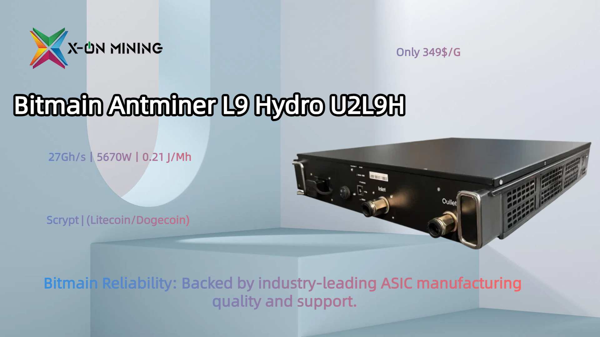 Antminer L9 Hydro U2L9H