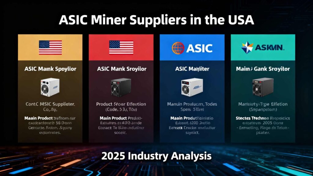 Top 5 ASIC Miner Suppliers in the USA 1 top 5 Asic Miner manufacturer in USA