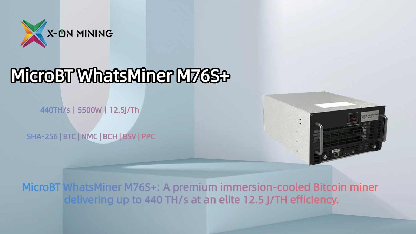 MicroBT WhatsMiner M76S+ MicroBT WhatsMiner M76S+