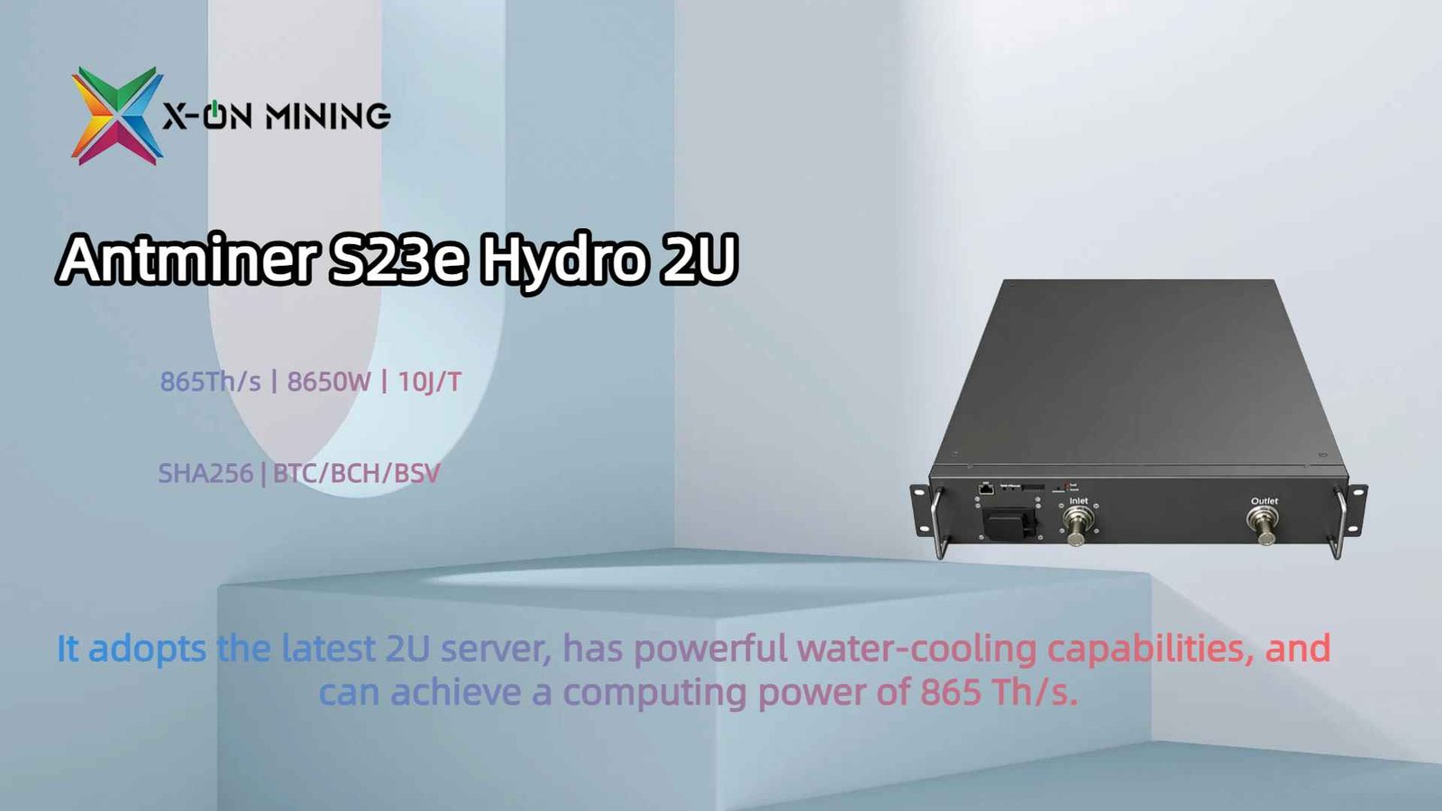 Antminer S23e Hydro 2U Antminer S23e Hydro 2U