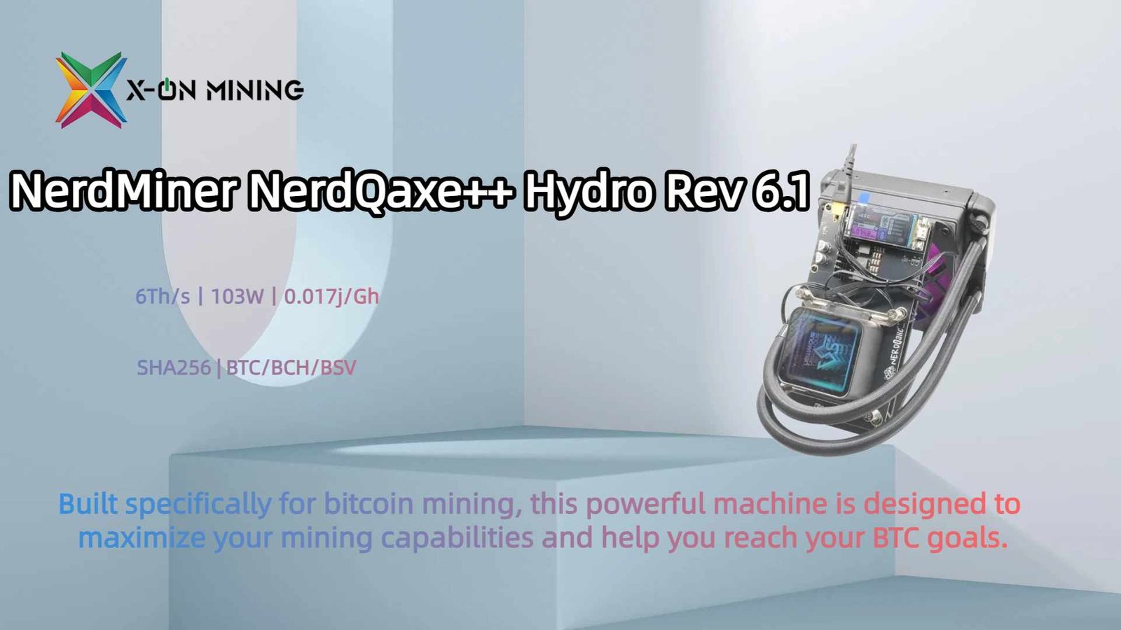 NerdQaxe++ Hydro Rev 6.1 NerdQaxe++ Hydro Rev 6.1