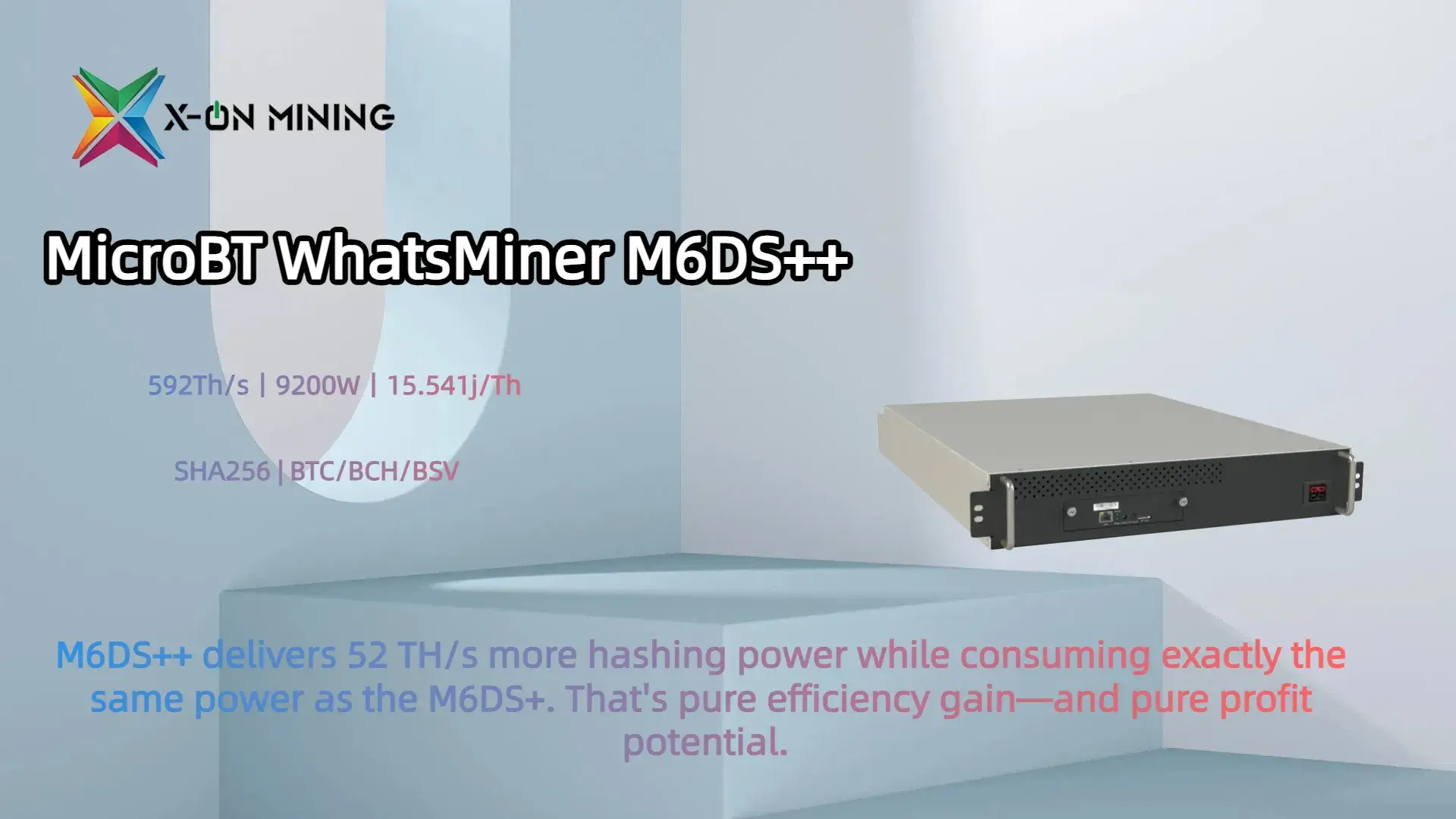 MicroBT WhatsMiner M6DS++ MicroBT WhatsMiner M6DS++