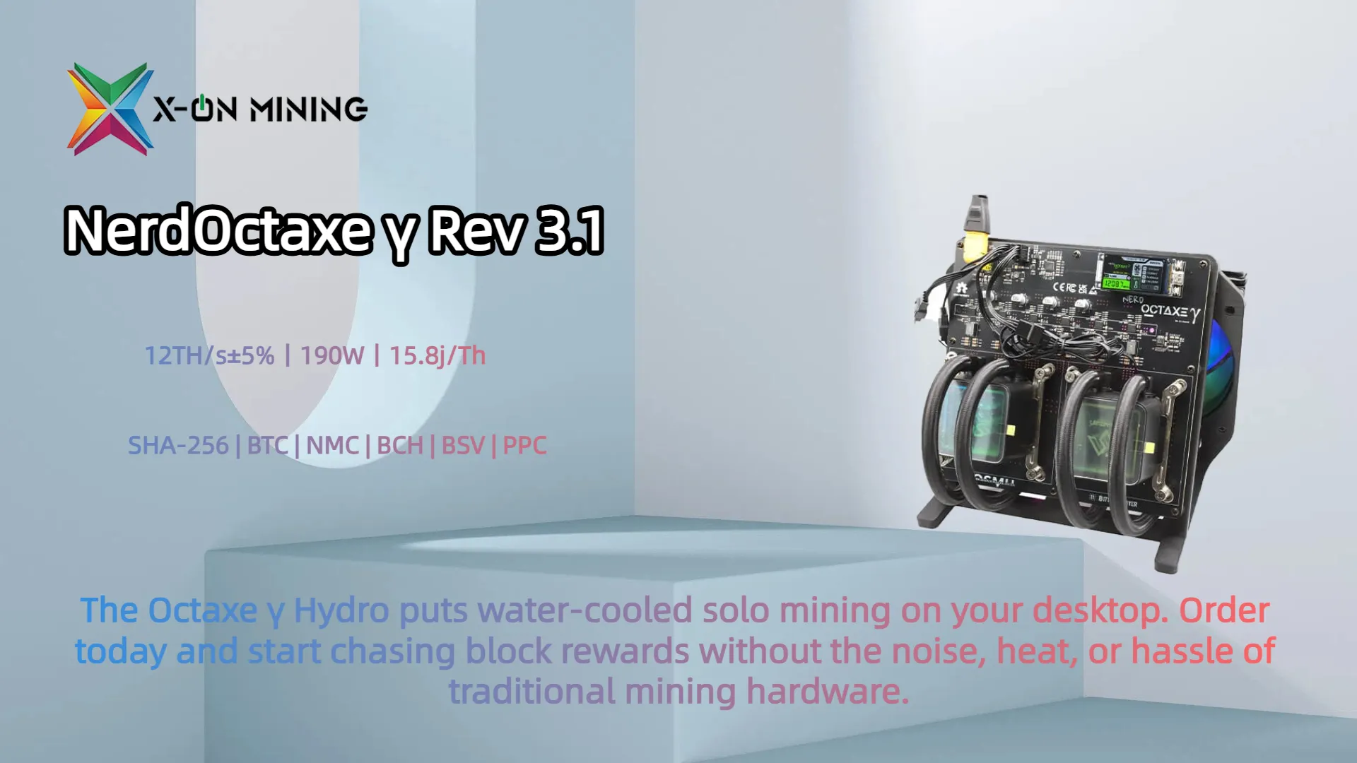 NerdOctaxe γ Rev 3.1 Hydro NerdOctaxe γ Rev 3.1 Hydro