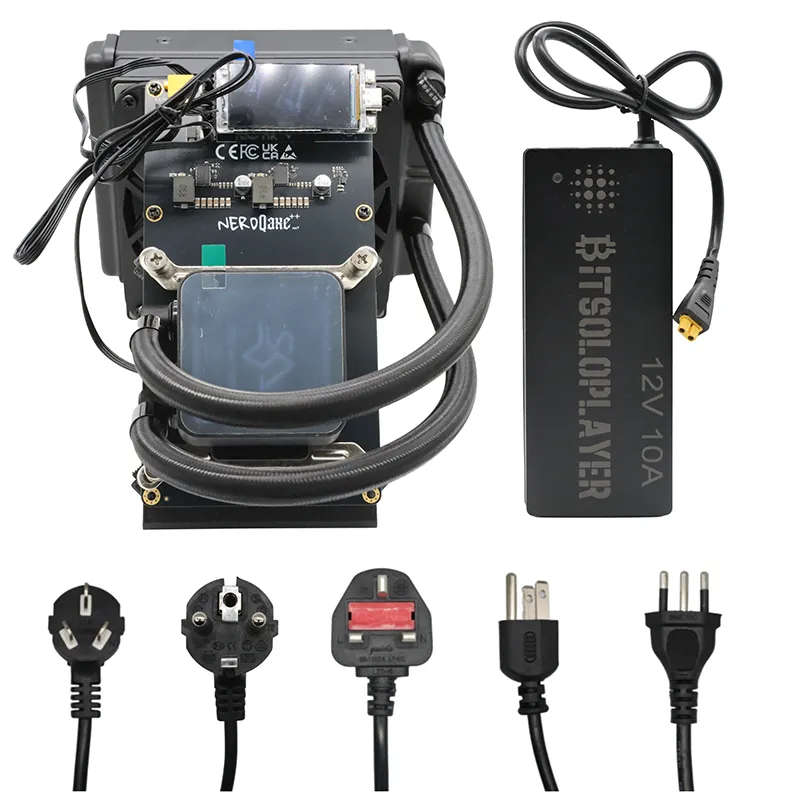 NerdQaxe++ Rev7 hydro Bitcoin Home Miner 6TH/s 100W 5 NerdQaxe++ Rev7 hydro